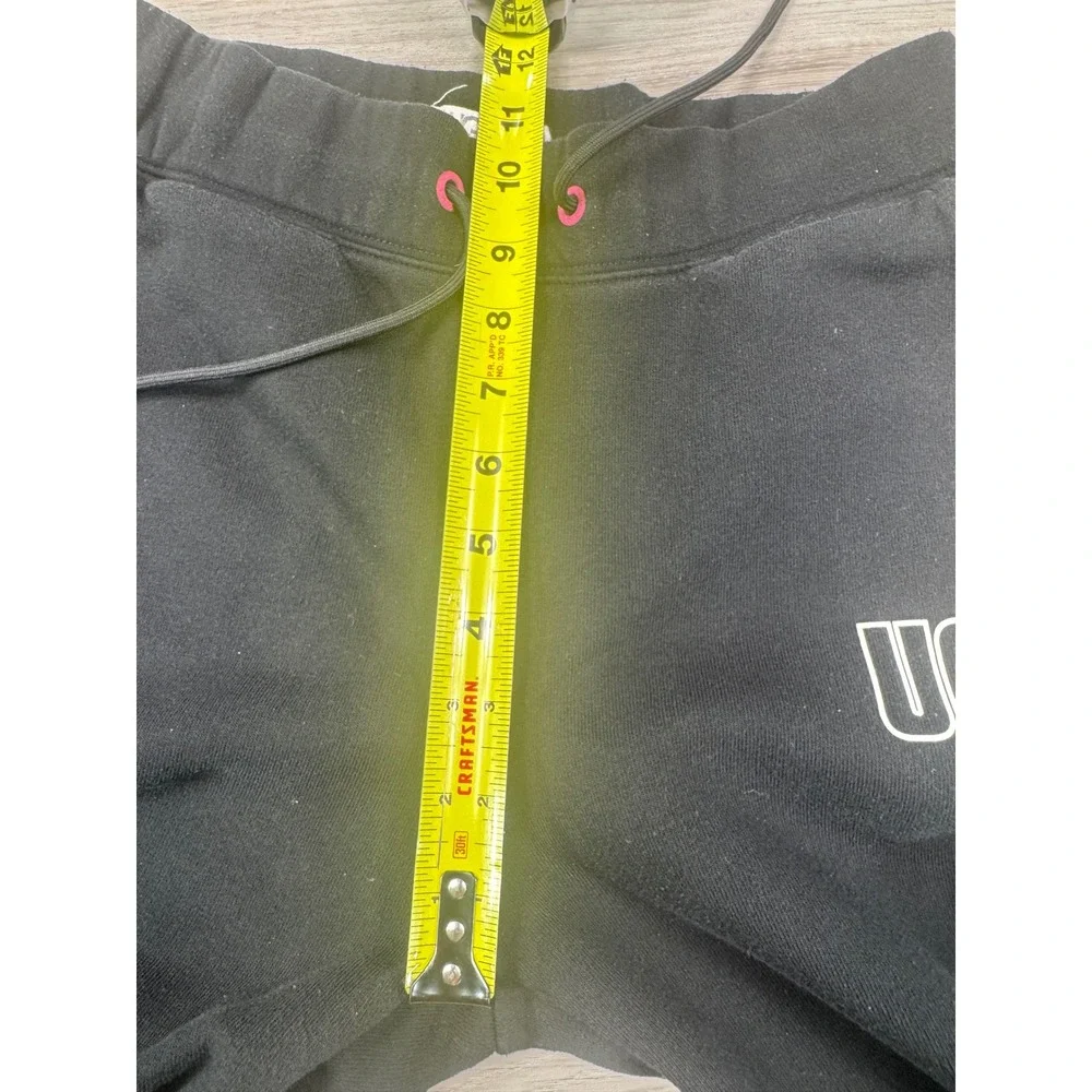 UGG Black Joggers Hot Pink Side Stripe Y2K Sporty Aesthetic XS Cozy Lounge Pants